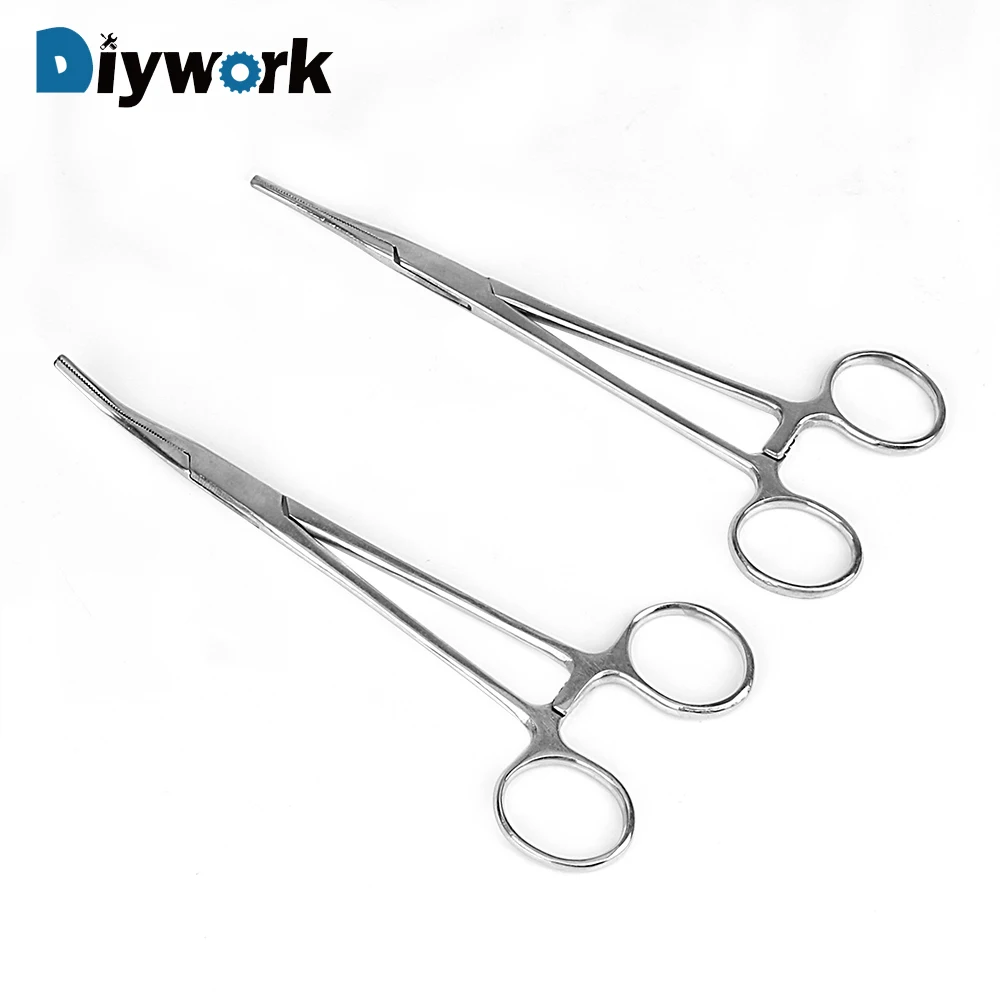 DIYWORK 14 см 16 18 20 изогнутые/прямые гемостатические щипцы ручной инструмент зажим