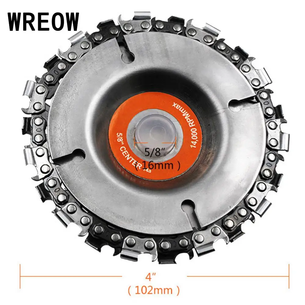 Universal Woodworking Chainsaw Blade 4inch Carving Disc for Woodworking