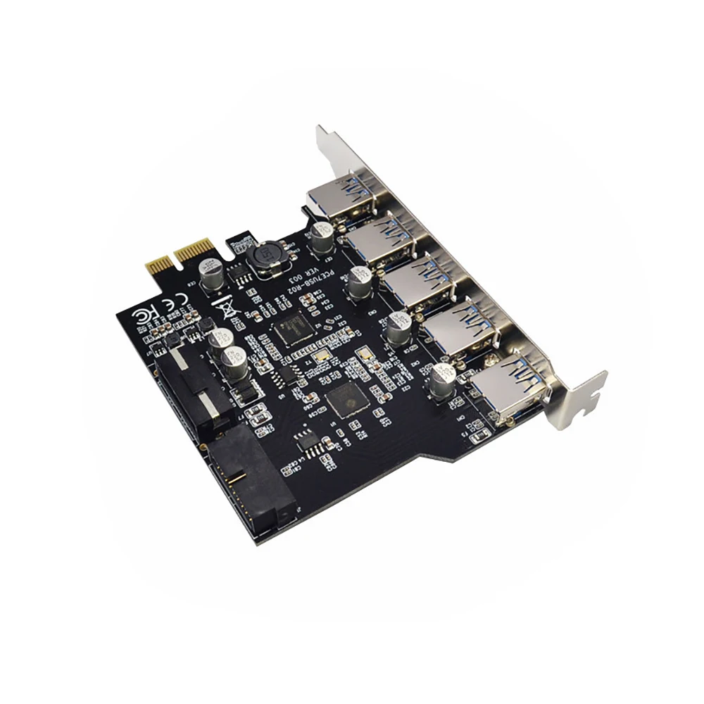 Плата расширения USB3.0 с 5 портами адаптер 19PIN фронтальная плата NEC третьего