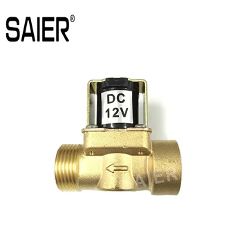 

Saier Brass G1/2 Cast Cooper DC12V High Quality Water Flow Solenoid Valve for Control Machine SEN-SZ21FA