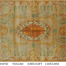 Топ Мода Tapete Подробнее о 8' X 10' ручной Узелок толстый плюшевый французский коврик «савонри» ковер сделан на заказ ysal465gc88savyg2