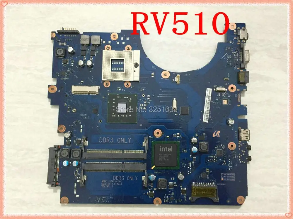 for Samsung RV510 Laptop Motherboard BA92 06564A BA92 06564B BA41 01323A SCALA 15UL GL40 DDR3 MainBoard