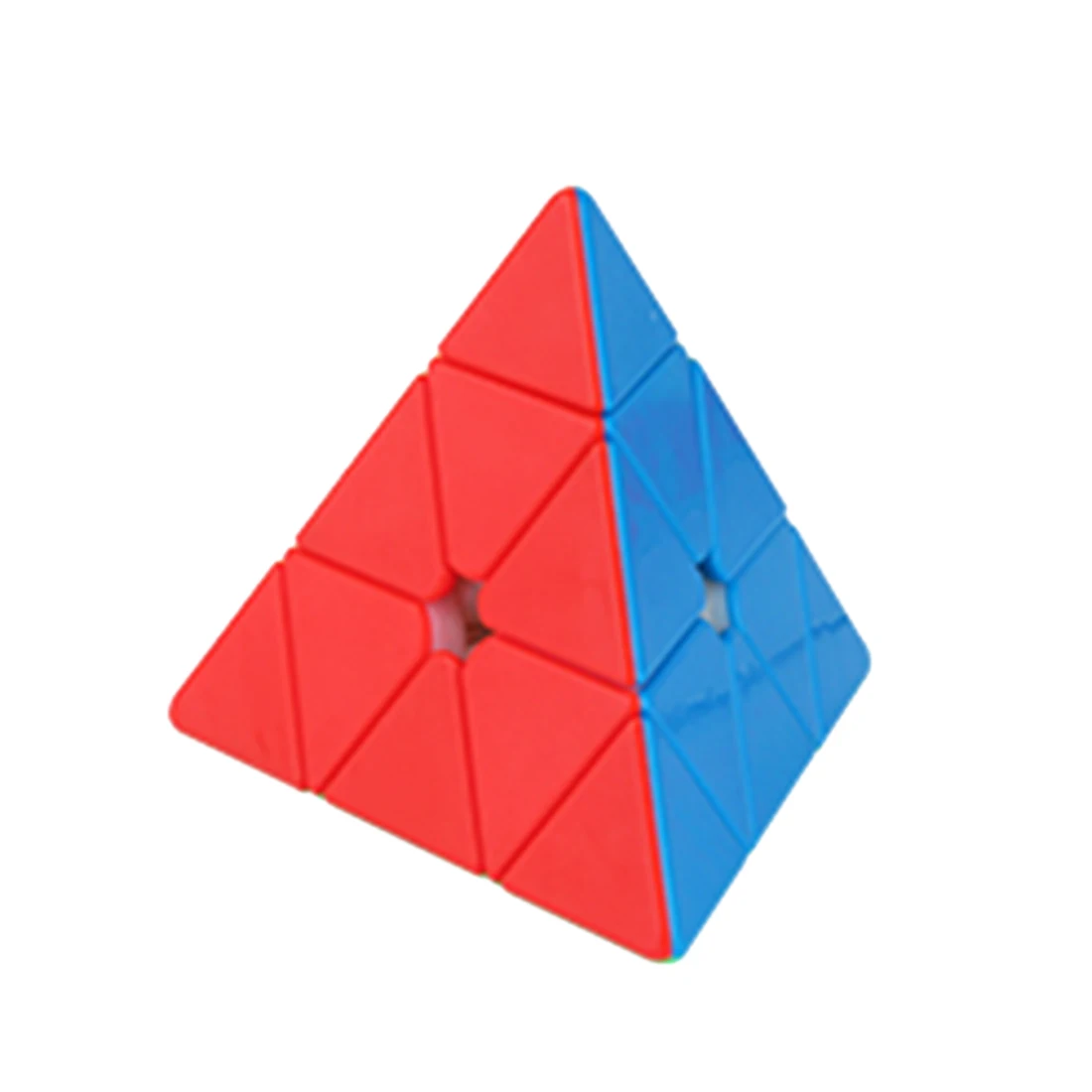 

YuXin Huanglong Magnetic Pyramid Shape Magic Cube Puzzle Toy for Brain Training - Colorful Bright Red