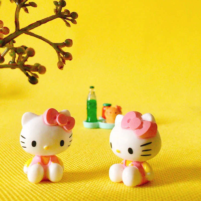 

sale~1 pcs/kitty cat/miniatures/lovely cute/fairy garden gnome/moss terrarium decor/crafts/bonsai/doll house figurine/toy/model