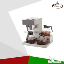 BAGF-B3 кофемашина теплая плита с 3 стеклянными декантерами из нержавеющей стали