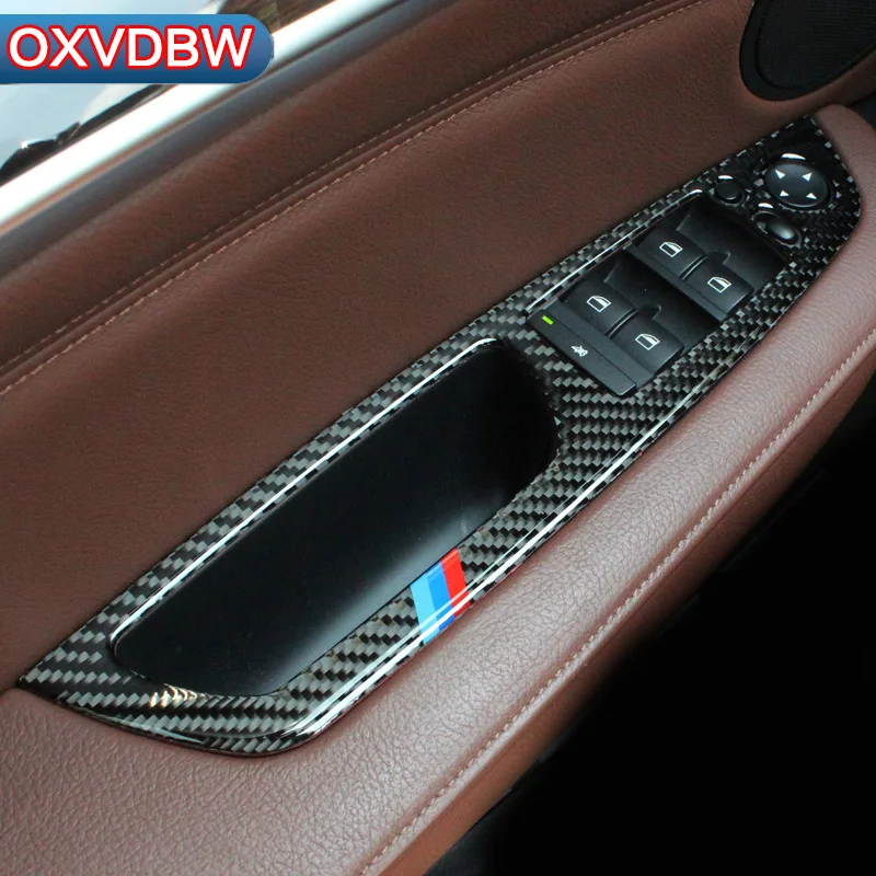 Для bmw x5 e70 x6 e71 аксессуары стеклоподъемник из углеродного волокна рамка