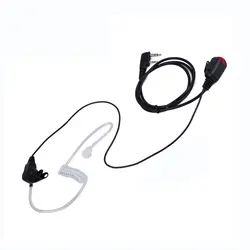 2 PIN Mic PTT тайная Акустическая трубка In-Ear Наушники Kenwood Baofeng uv 5r 888 s рация C2275A наушники гарнитура