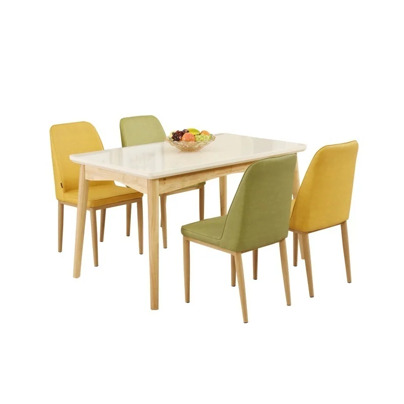 Set Eettafel Sala Kitchen Escrivaninha Juego Comedor Tisch A Langer Retro Wooden Mesa De Jantar Tablo Desk Dining Room Table
