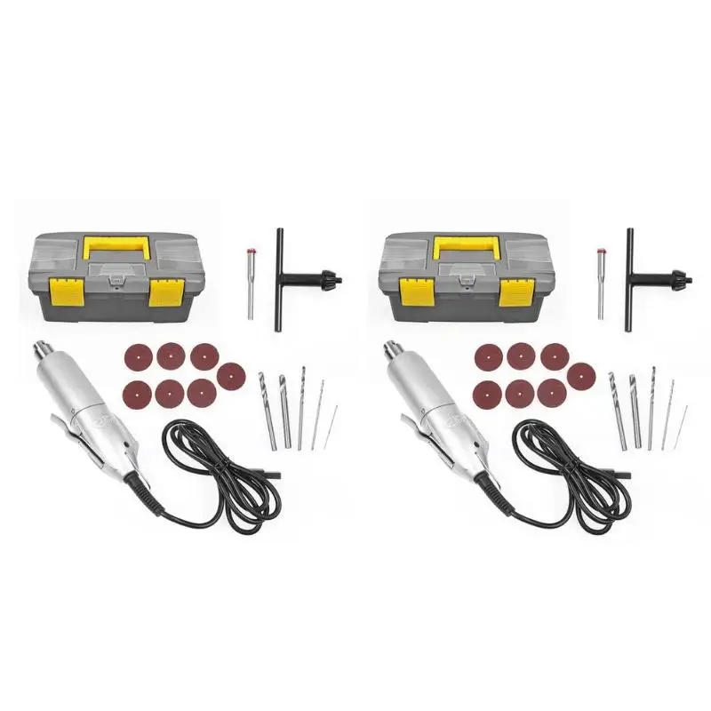 

Mini Engraving Pen Grinder DIY Electric Drill Bit Rotary Tool Set with Slice Drill Mill Grinding Machine 0.3-4.0mm Clamping Head