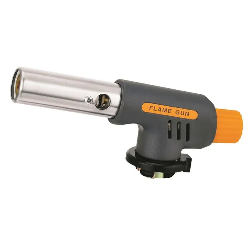 

1pc Camping BBQ Flame Gas Torch Gas Burner Gun Flame ThrowerMaker Torch Lighter Automatic Piezoelectricity Ignite Soldering Tool