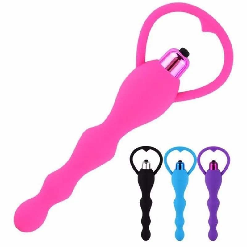 Vibrating Anal Plug Sex Toys For Men And Women Silicone Anal Vibrator Anal Stimulator Adult Product