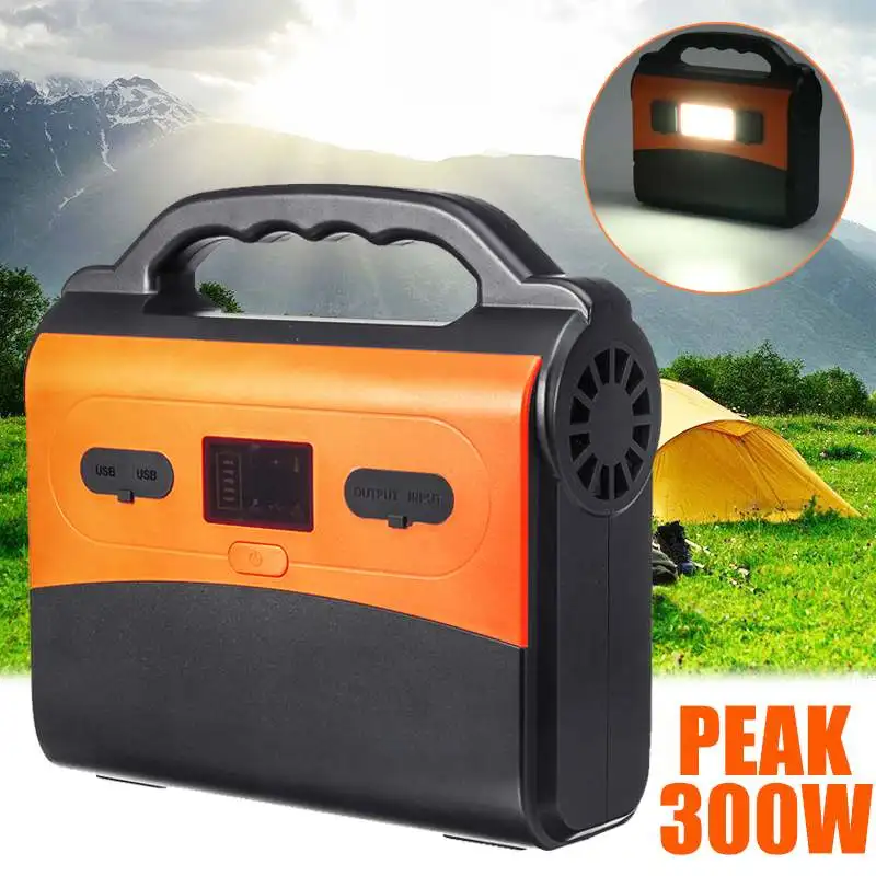 300W Max 46800mAh Inverter Portable Solar Generator Modified sine wave Power Supply USB LCD Display Energy Storage Outdoor 300W Max 46800mAh Inverter Portable Solar Generator Modified sine wave Power Supply USB LCD Display Energy Storage Outdoor
