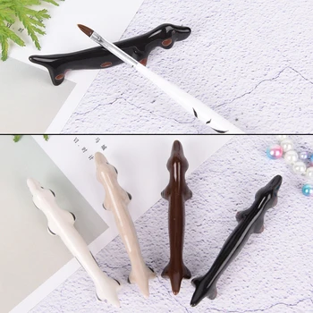 

w29 Arrival 1Pc Stationery Dachshund Stationery Ceramic Rack