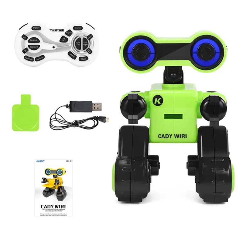 JJRC R13-YW CADY WIRI power Robot на пульте дистанционного управления интеллектуальная научно-исследовательская игрушка в подарок с rgb-подсветкой