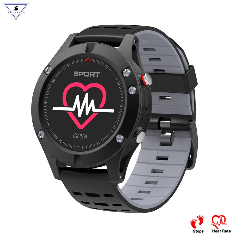 

F5 GPS Smart Watch IP67 Heart Rate Monitor Multi-Sport Mode OLED Altimeter Bluetooth Fitness Tracker for Android iOS phone