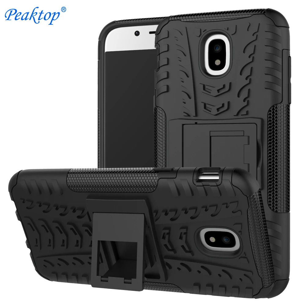

For Samsung Galaxy J5 2017 Pro J530F SM-J530FM SM-J530F/DS SM-J530F Case Hard PC Plastic Hybrid Soft Silicone Armor Stand Cover