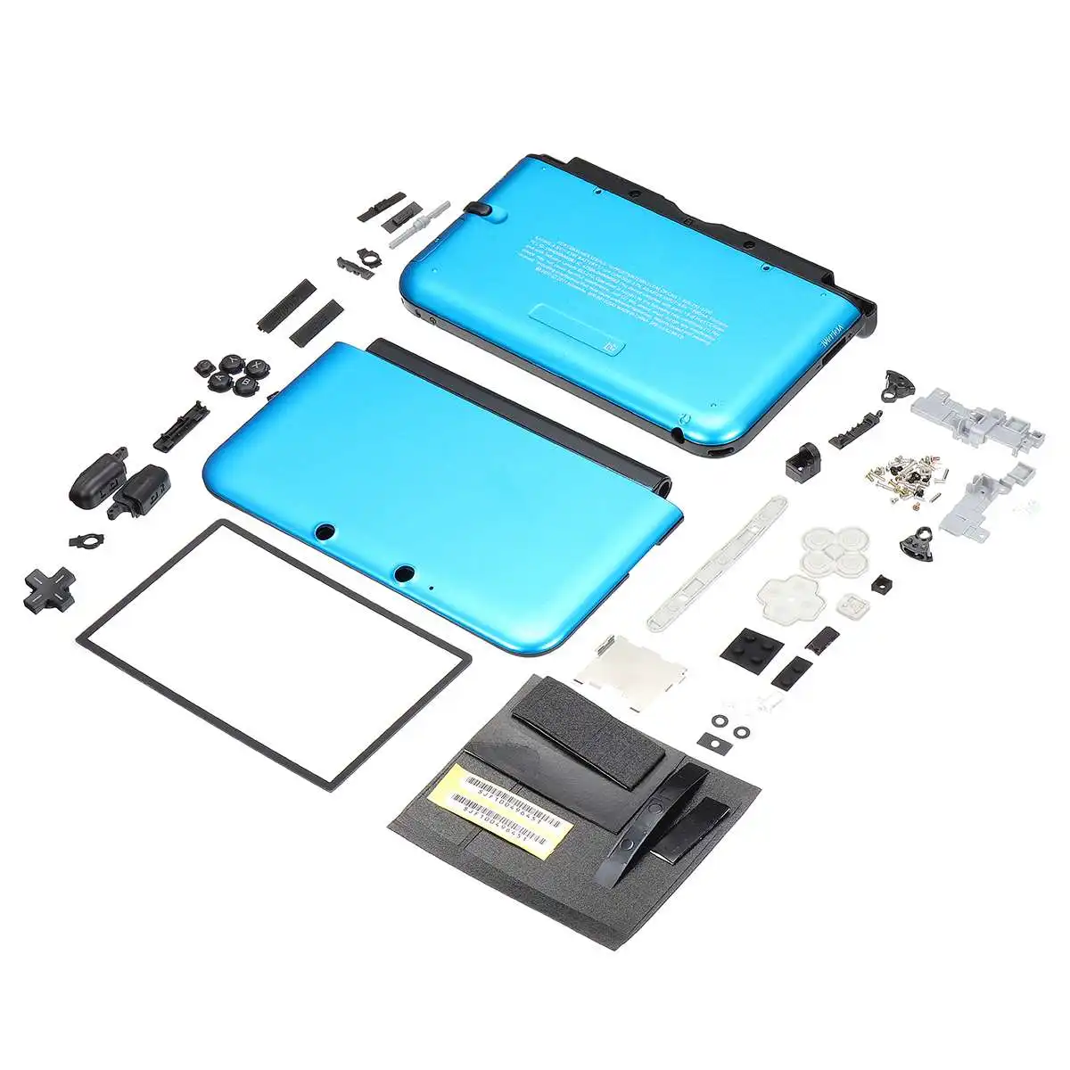 

Housing Shell Case+Buttons+Screwdriver Replacement Full Kit Set ForNintendo 3DS XL/LL Games Parts Accessories Black/Blue