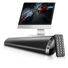 Bluetooth 5,0 Fm Саундбар беспроводной динамик 20 Вт домашний кинотеатр Колонка объемная звуковая система стерео настенный динамик