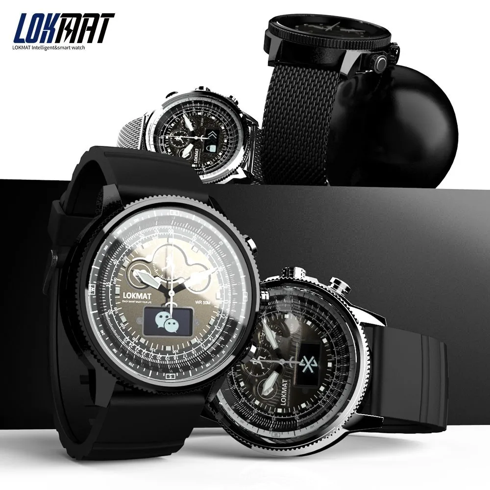 New LOKMAT Smart Watch men Sports Pedometer Bluetooth Waterproof Relogio Call Reminder smartwatch for ios Android phone New LOKMAT Smart Watch men Sports Pedometer Bluetooth Waterproof Relogio Call Reminder smartwatch for ios Android phone