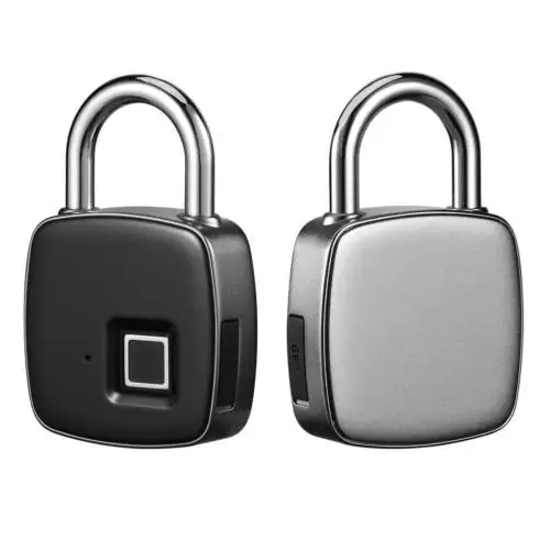 

Fingerprint Padlock Smart Fingerprint Door Lock IP66 Waterproof Dustproof Design Keyless Anti-theft Padlock