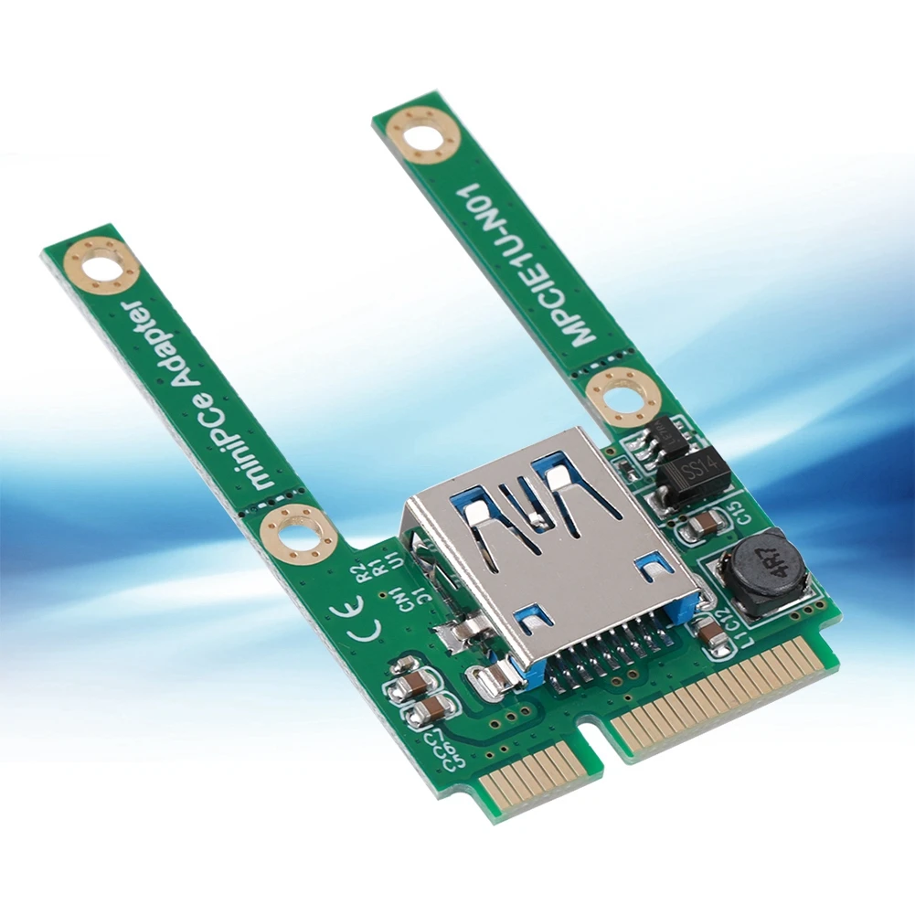 

New mSATA to USB Conversion Card Mini PCI-E Expansion Converter Adapter USB2.0 mPCI-E