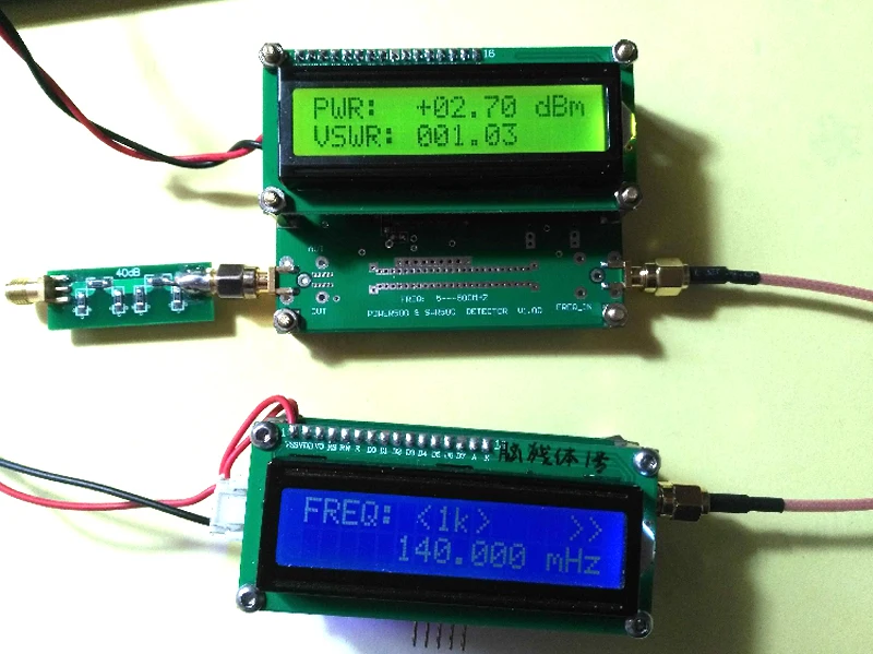 

5mHz - 500 mHz Simple standing wave SWR Tester METER VSWR reflection bridge table for Source power Digital LCD display