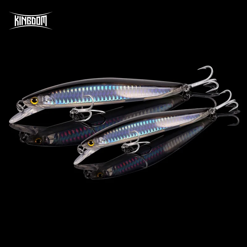 

Kingdom New JERKBAIT CHANCE Sea Fishing Lures 120mm 130mm High Quality Floating Minnow Artificial Hard Baits Saltwater Wobblers