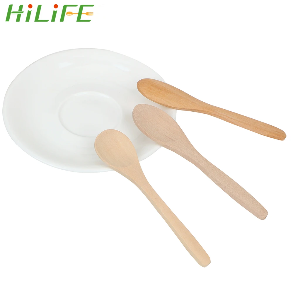 Бамбуковые кофейные ложки для мороженого HILIFE чайная ложка столовая посуда