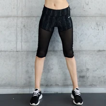 Шорты для йоги для женщин фитнес шорты Patchword сетки карман для ключей колготки новорождённых спортивная одежда бег шкуры Спортивная