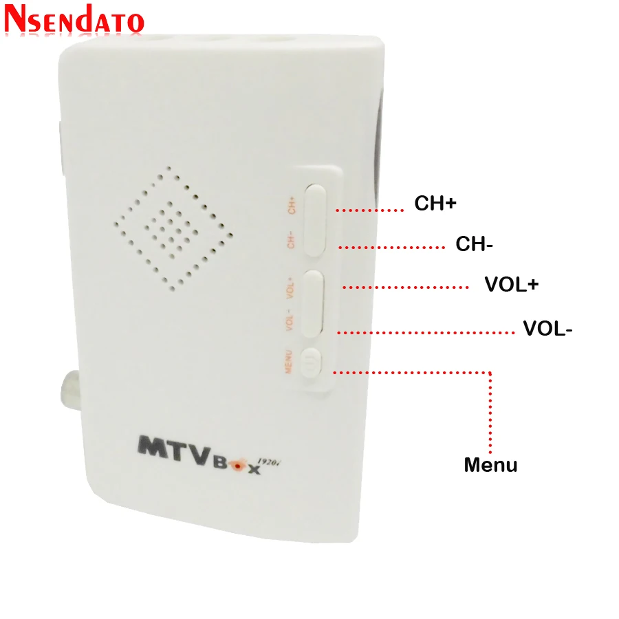 Najtaniej Zewnętrzny LCD CRT Tuner tv MTV pudełko AV do VGA odbiornik tv Tuner 1080P zestaw pudełkek pod telewizor za pomocą pilota zdalnego sterowania do telewizora HDTV monitor komputerowy