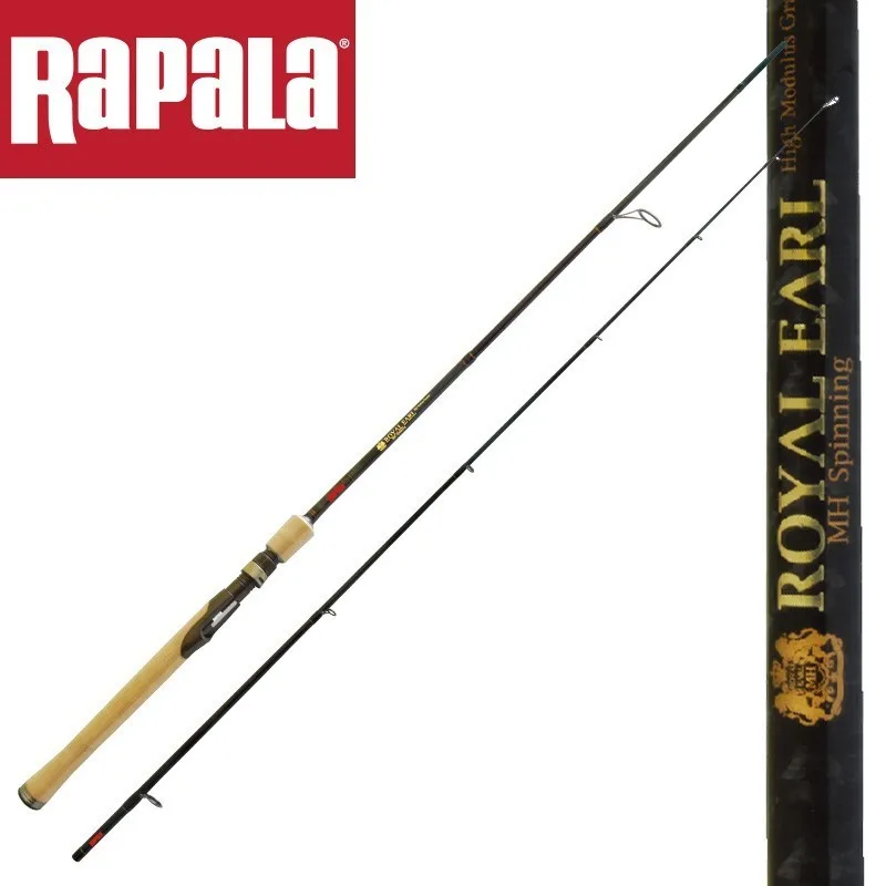 Фирма Rapala ROYAL EARL углеродное волокно Приманка Удочка 1 8 м MH 2 секции Спиннинг/литье