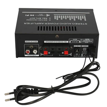 

12V/ 220V 2CH LCD Display HIFI Audio Stereo Power Amplifier BT FM Radio Portable Car Home 400W Remote Control Audio Amplifier