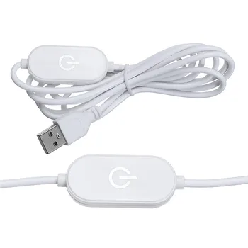 

CLAITE 2M USB For-touch Dimmer Light Switch Power Supply for LED Strip Table Desk Lamp DC5V 1A 12W