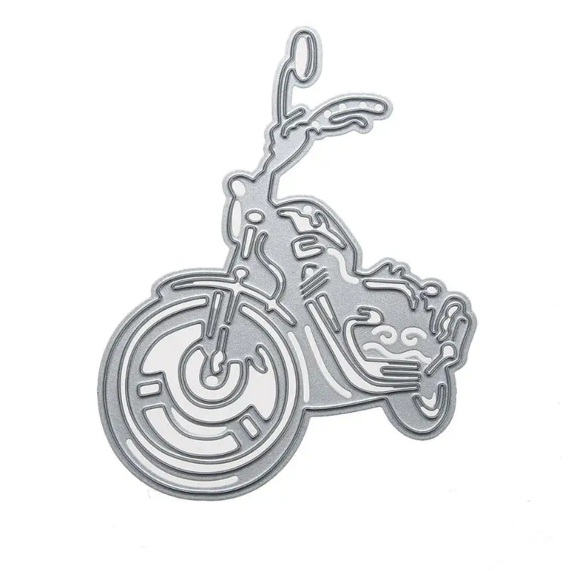 

2019 Motorcycle Metal Cutting Dies Stencils DIY Scrapbooking Embossing Craft Paper Craft Embossing Die Cutter Album Photo Decor