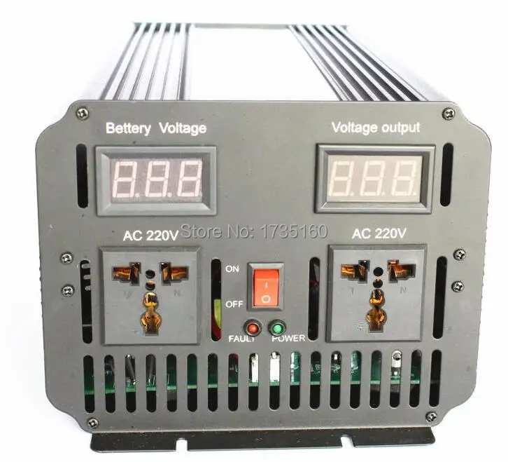 

Free Shipping Doubel Digital Display 10000W Peak 5000watt Pure Sine Wave Inverter DC 24V TO AC 220V 230V 240V Power Inverter