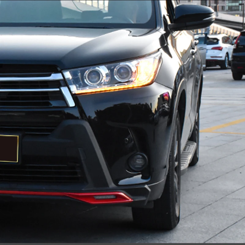 Roadot стайлинга автомобилей фары светодиодный ксеноновые 6000 k 8000 для Toyota Highlander 2018