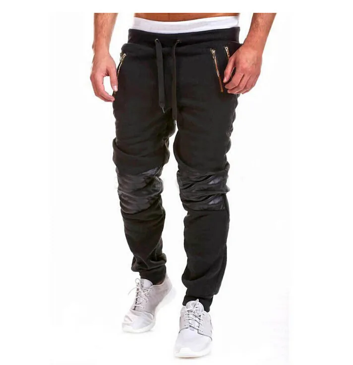 

2019 Hip-hop Sports Pants Men Zipper Self-cultivation Running Pants Crossfitgym Jogging Style Trousers