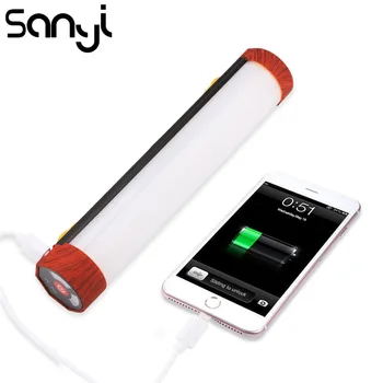 

SANYI 3800LM Magnetic Camping Lighting LED Emergency Flashlight Torch USB Rechargeable Lighting Outdoor Portable Lantern Lamp