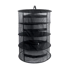 4 Слои сельское хозяйство сушилка чистая травы сушильщик сетк подвесная сушилка стеллажи для выставки товаров с застежкой-молнией 24*24*3 см