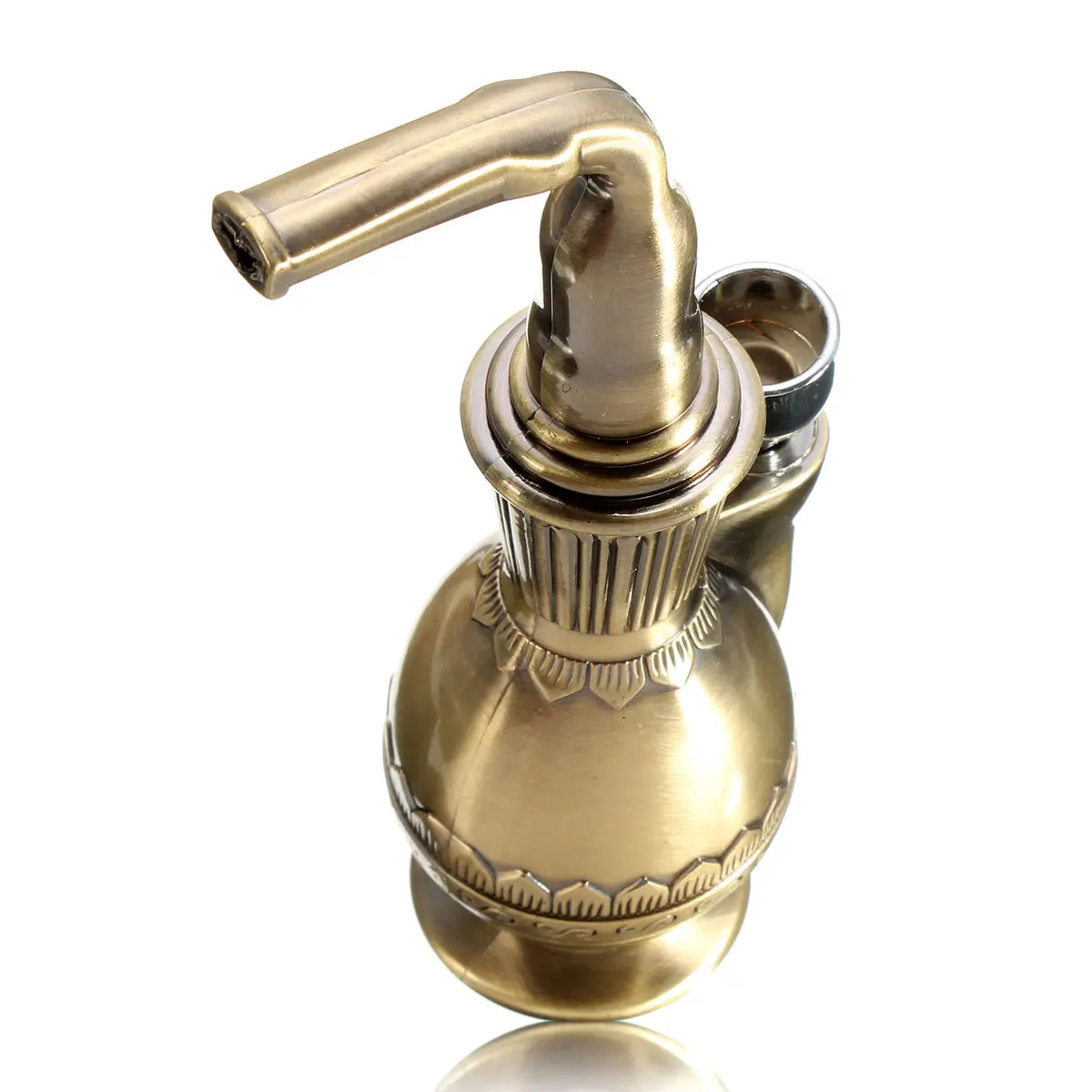 

YKPuii 1pc Portable Mini Hookah Water Pipe For Smoking Copper Pipe Smoking Filter Tobacco Cigarettes Holder Men Gifts