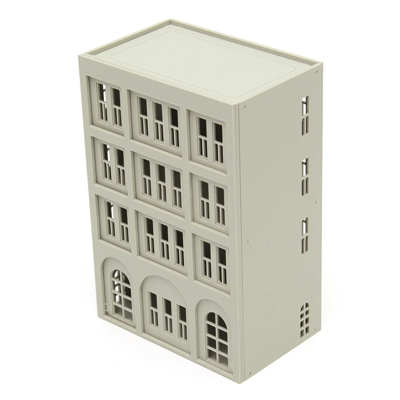 KiWarm Miniatures 4 Story City Building House DIY масштабированная модель для песка стола сада микро Пейзаж украшения домашний декор