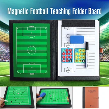 

A4 For Precision Tactical Board Soccer Basketball For Coach Clipboard Basketball Double-side Board PU Material Soccer Fold Board