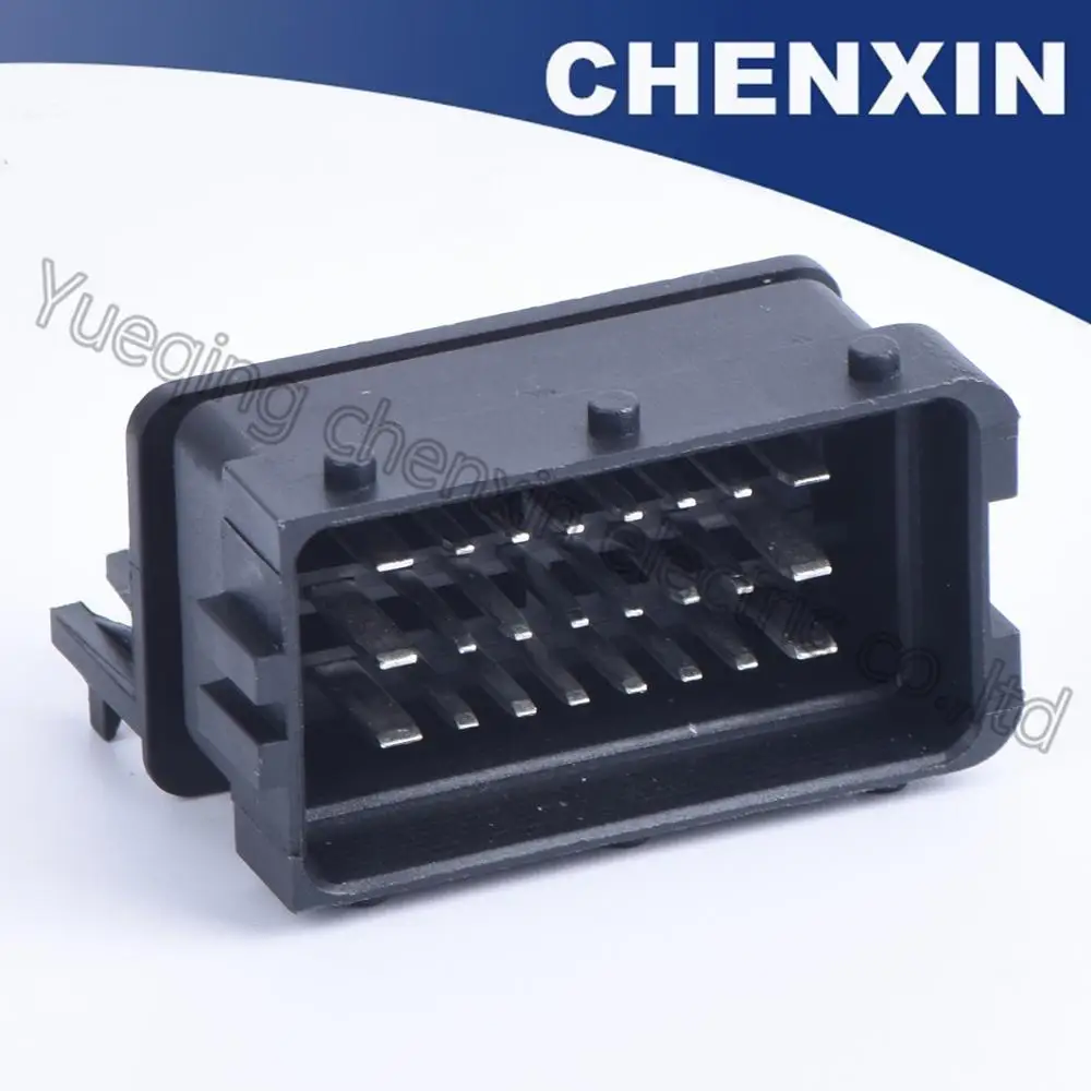Черный ECU 24 контактный автомобильный водонепроницаемый 211PC249S0005 мужской