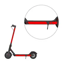 Для электрический скутер Xiaomi M365 Стикеры скутер аксессуары Светоотражающие укладки Стикеры s ночь безопасности потепления газа отражатель