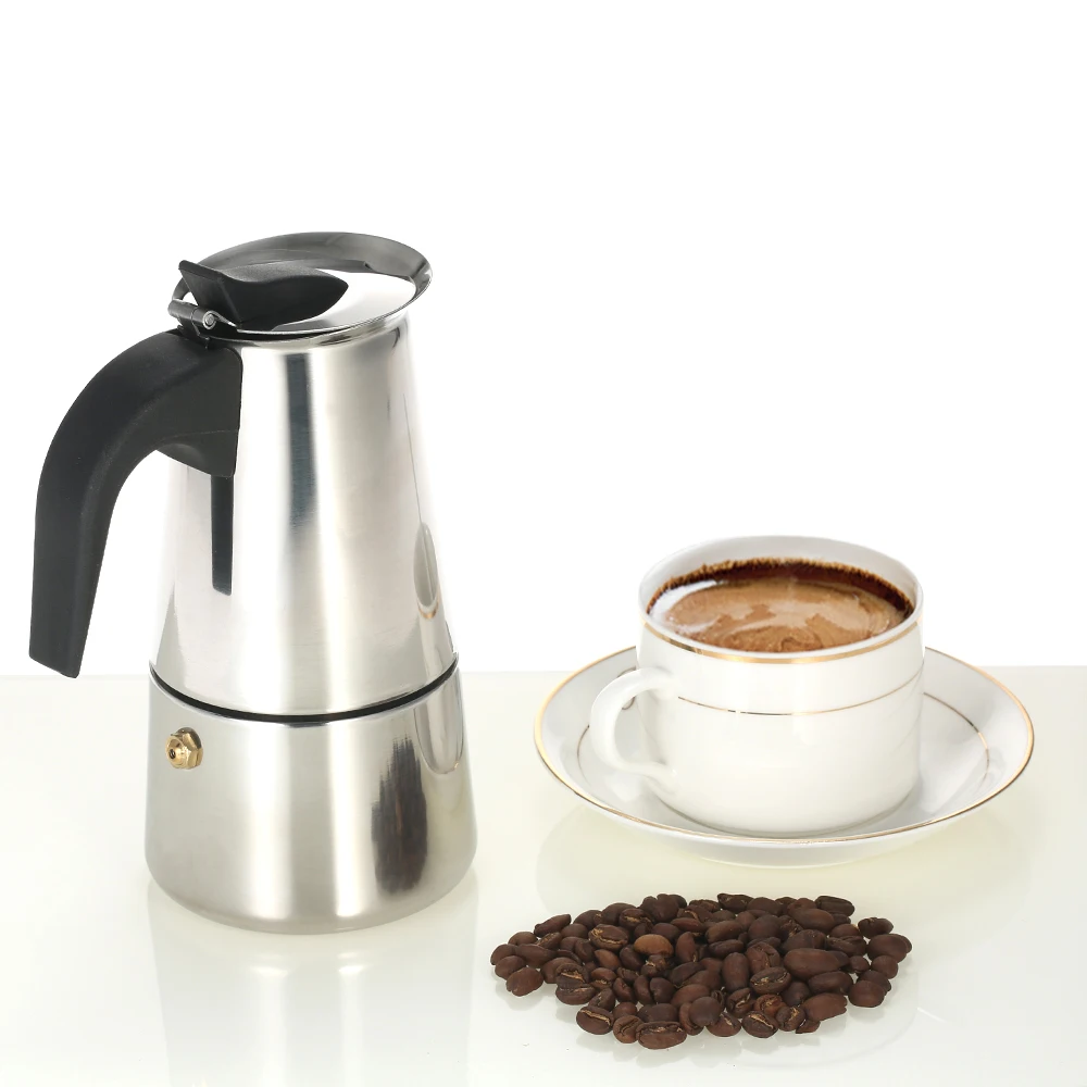 Stainless Steel Cafetera Espresso Percolator Minipresso Coffee Maker