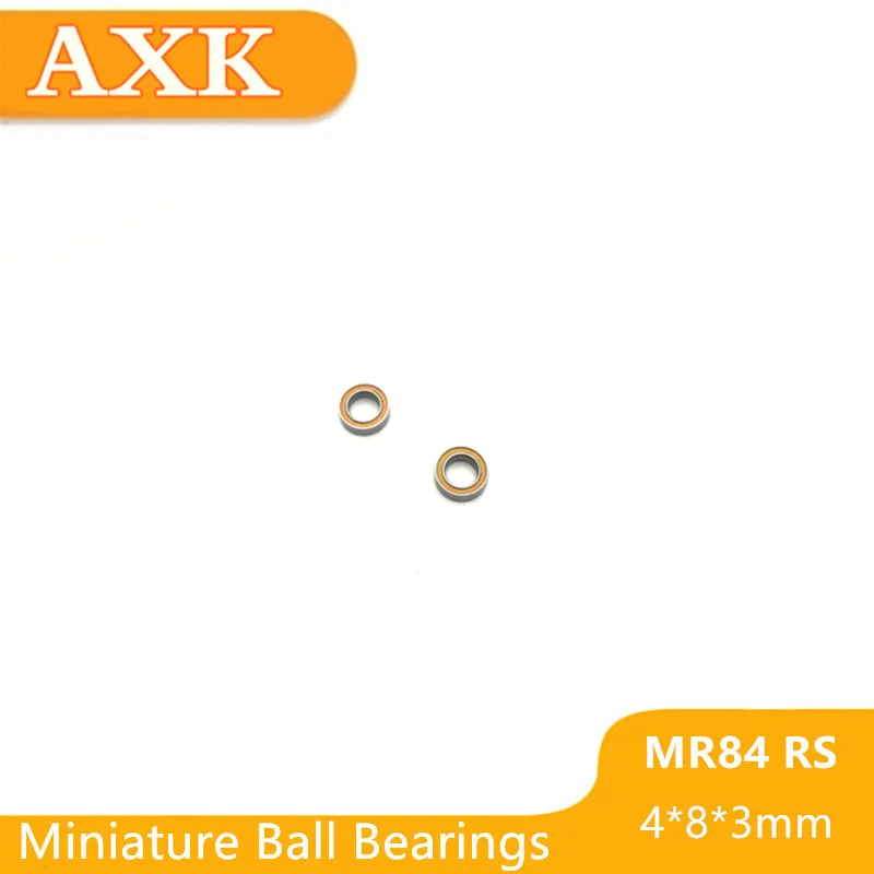 

2023 Limited Mr84rs Bearing Abec-3 (10pcs) 4*8*3 Mm Miniature Mr84-2rs Ball Bearings Rs Mr84 2rs With Orange Sealed L-840dd