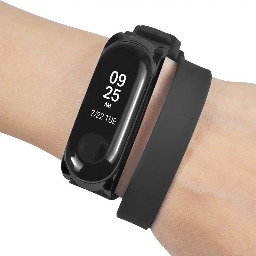 

Silicone Long Wristband Replacement Wrist Strap For Xiaomi Mi 3 Band Bracelet Accessories for Smart Watch