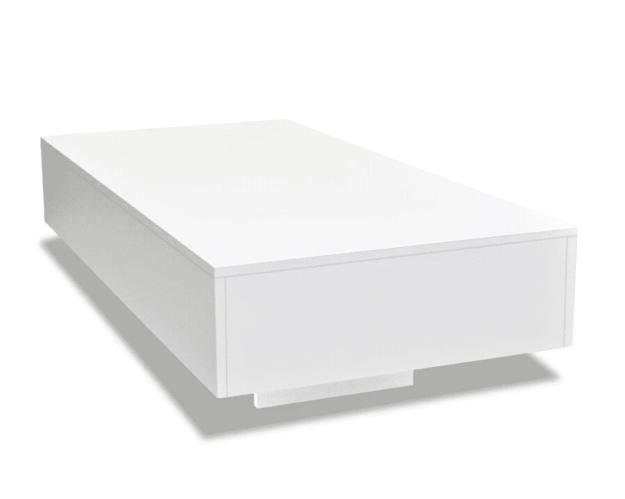 vidaXL Coffee Table High Gloss White 244021