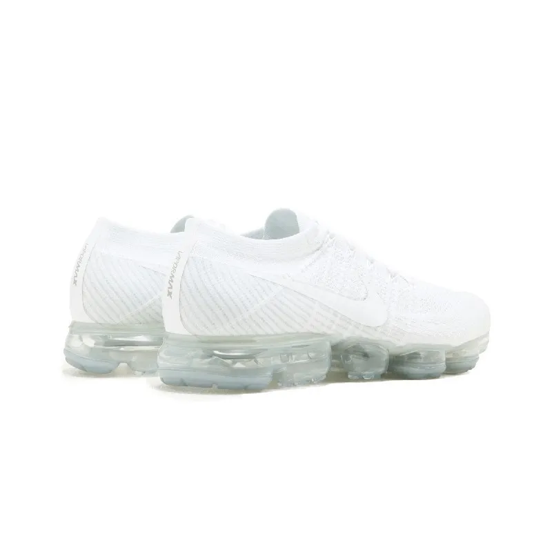 Nike Air Vapormax Flyknit Comfortable Men's Running Shoes White Breathable Non-slip Sneakers# 849558-004
