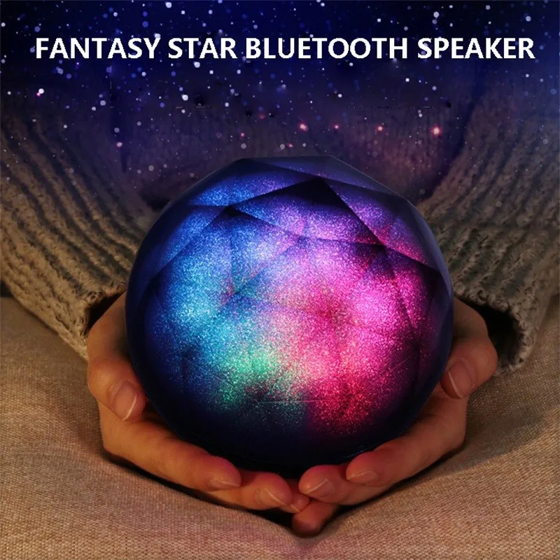 

Colorful Lights Wireless Bluetooth Speaker Mobile Phone Mini Portable Bass Small Steel Gun Speaker With Bluetooth Remote Control